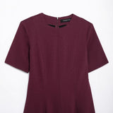 Spring New Wave Wide Swing Short-Sleeved Fan Flute Dress 2648952 HZ1208