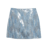 Real Shooting Hot Girl High Waist A Word Lysing Skirt New Flash Short Skirt Anti-Walking Step Bag Hip Skirt 8032 HZ1208