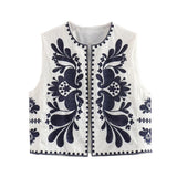 Summer New Embroidery Round Cardigan Fashion Horse Armor HZ1208