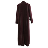 25 Autumn Heavy Industry Color Colliding Double Line In The Long Coat Jacket Women 1822 HZ1208