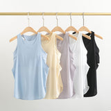 Thai Yoga Vest Women's Shockproof Bra With Bra Mat Two-In-One Sports Blouse Loose Running Fitness Set Burqa HZ1208