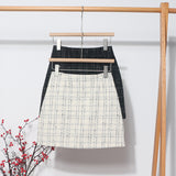 Physical Shop Recommended Autumn And Winter Coarse Flowers Of The Semi-Body Skirt High Waist Thin Anti-Walking A Word Ass Short Skirt 8893 HZ1208