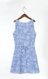 2025 Women's New Sleeveless Loose Print Dress 21011 HZ1208