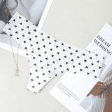 New Fabric!Dermeal Lace Comfortable Breathable Thin And Scarless Lady T-Shirt Trousers Heart-Shaped Rose Cherry Print Woman HZ1208