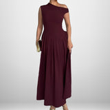 Spring 2025 New Elegant Fashion Temperament Collar Slim Long Dress HZ1208