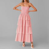 Spring 2025 New Women's Temperament Fashion Thromboic Long Dress Women HZ1208