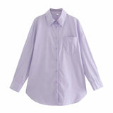 Spring And Summer 2025 New Ins14 Color Pocket Dress Women's Basic Long-Sleeved Shirt HZ1208