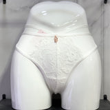 Squeak Low-Waisted T-Trousers Sexy Trousers Cotton Crotch Breathable Fine Strip Metal Hanging Water Drill Tong Trousers HZ1208