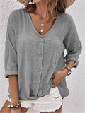 2025 Spring-Summer Sale Of New Women's Collar Button-Killey Long Sleeves HZ1208