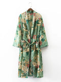 2025 Women's Long-Sleeved Print Maid's Coat And Top 192 HZ1208