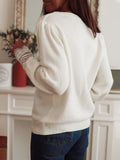 Women's Clothing Cover Solid Color Knitted Long-Sleeved Top Women's Fashion Jacket Elegant Sweater HZ1208