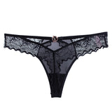 Relay Empty Trousers V Flash Diamond Buckle Lace Side Trousers Without Trace Ice Splicing Lace Lady T-Tants HZ1208