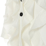 25 Spring New Superweight Workers Splicing Pressure Folded Fairy Suit Coat Top Female 1561 HZ1208