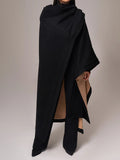 Sexy Women's New Trend Temperament Double-Sided Wear Hair This Cloak HZ1208