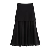 Z Women's New Button Knitted Vest Skirt 4192015 4192016 HZ1208