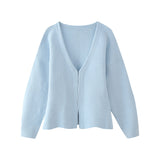 Spring 2025 New Loose Sleeve Knitted Coat 5536160 Knitted Mini Dress 5536161 Set HZ1208