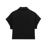 Z2025 Spring New Women's Collar Short-Sleeved Short Coat Straight Trousers 8491053 8491054 HZ1208