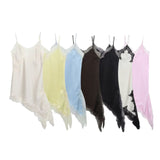 Z New Female V-Neck Lace Decoration Asymmetric Sling Dress 5919200 HZ1208
