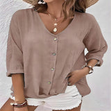 2025 Spring-Summer Sale Of New Women's Collar Button-Killey Long Sleeves HZ1208