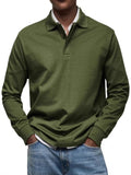 2025 New Men's Casual Long-Sleeved Button-Down Shirt HZ1208