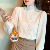 Official Map Water Wash Cotton Shirt Women 2025 Autumn And Winter New Korean Version Of The Loose Casual Shirt Jacket Women HZ1208