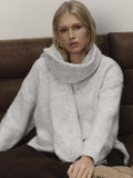 Loose Lazy Wind Soft Woolen Sweater Women's New Set Of Relaxed Knitted Sweater In Autumn And Winter HZ1208