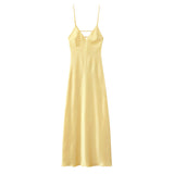 Summer New Silk Hyssin Stubble Dress 2452331 HZ1208