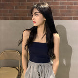 2025 New Summer Breast-Wear Thai Sexy Hottie Small Sling With Short Vest Women Wrapped In Pure Desire Top HZ1208