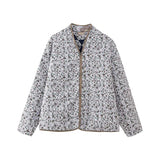 2025 Women's Loose Print On Both Sides Of The Cotton Jacket 5795 HZ1208