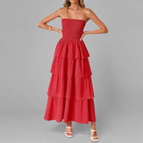 Spring 2025 New Women's Temperament Fashion Thromboic Long Dress Women HZ1208