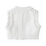 Summer New Coarse-Woven Short-Coat Coat Coarse-Woven Mini-Skirt Set HZ1208