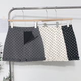 Long-Term Plus Single Real Shot Korean Lace Skirt Wave Half-Body Skirt High Waist Anti-Walking Light A Word Ass Hip Skirt 6880 HZ1208