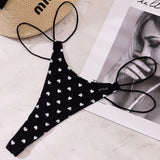 Threaded Cotton Strip Single With Sexy Thong Lady English Letter Logo Thong Trousers Women's Trousers HZ1208