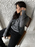 2025 New Model Knitted Long-Sleeved Women Hot To Sell The Basic Solid Color Bottom T-Shirt HZ1208