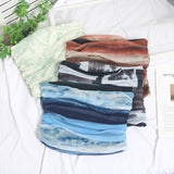 Sweet Cool Hottie Ultra-Short Umbilical Wrap Chest Sleeveless Coat Yarn Folding Tie Dye Chest Tight Waistcoat 8852 HZ1208