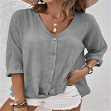 2025 Spring-Summer Sale Of New Women's Collar Button-Killey Long Sleeves HZ1208