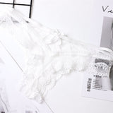 Post-Scutter Hollow Lace Trousers Ladies Thongs T-Shirt Trousers T-Trout T-Trout T-Shirt Trousers HZ1208