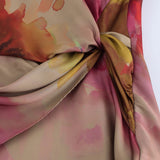 Autumn New Knot Silk-Scuffless Dress 9499257 HZ1208