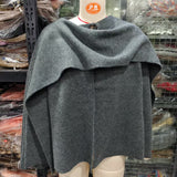 Explosion New Women's Clothing With Asymmetric Scarf Short Knitted Coat HZ1208