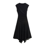Spring New Sleeveless Fan Flute Dress 5039311 HZ1208