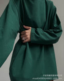 2025 Spring And Autumn New Solid Color Long-Sleeved T-Shirt Women Hot BF Wind Lengthn Cotton Top 3317A HZ1208