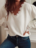Women's Clothing Cover Solid Color Knitted Long-Sleeved Top Women's Fashion Jacket Elegant Sweater HZ1208