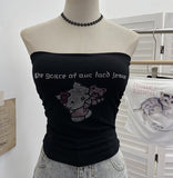 Hot Diamond Tector Tset Coat Outside Wearing Bra Mat Babes Wrapped Bra Short Open Umbilly Printed Vest 8031 HZ1208