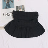 Sweet And Spicy Wind Wearing A Breast Vest Female Pressure Folded Word To Receive Waist Skirt Short Wrapped Chest-Clothed Backwear 8965 HZ1208