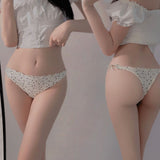 M1u T-Shirted With Lotus Leaf-Side Cotton Trousers T-Shirts With Bows Breathable T-T-Shirts Sweet Tongs HZ1208