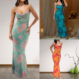 Women's Dress 2025 Sexy Back-Up-Back-Up-Back-Up-Body-To-Handled Sling Dress Fashion Dress HZ1208