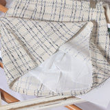 Physical Shop Recommended Autumn And Winter Coarse Flowers Of The Semi-Body Skirt High Waist Thin Anti-Walking A Word Ass Short Skirt 8893 HZ1208