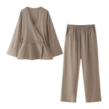 Spring New Textured Double-Dipped Jacket 5427743 Pants 5427431 HZ1208