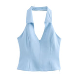 Shirt-Mounted Neck Collar Top 2796777 Low-Rise Skirts 3067407 Set HZ1208