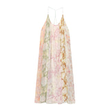 Summer New Flower Print Splicing Dress 2826127710 HZ1208